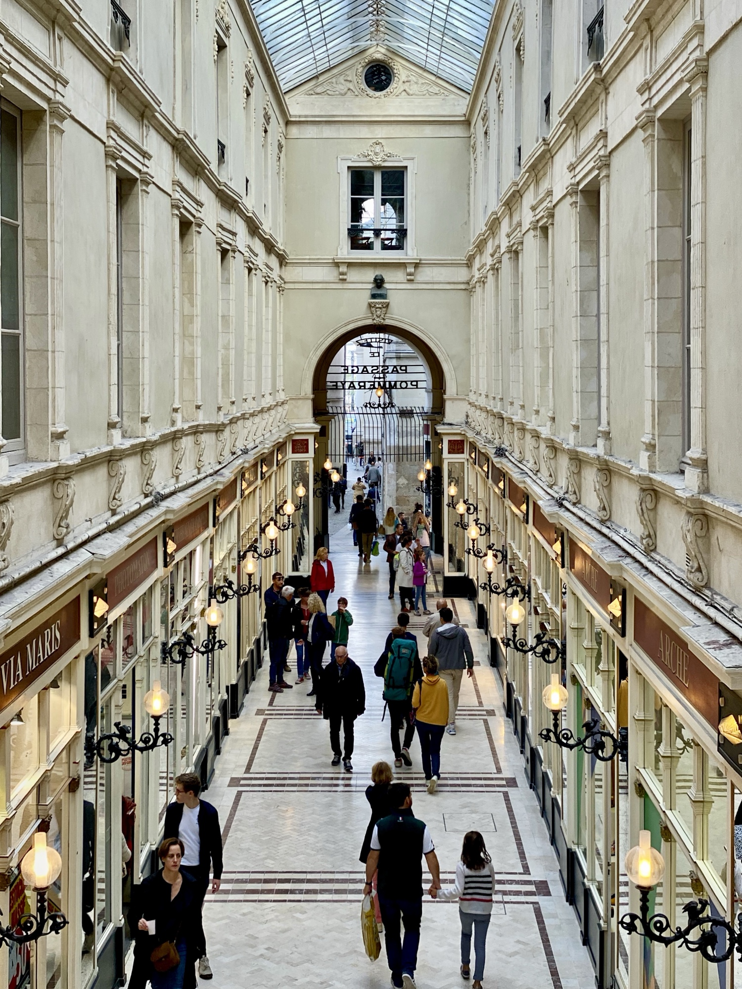 Le passage Pommeraye à Nantes
