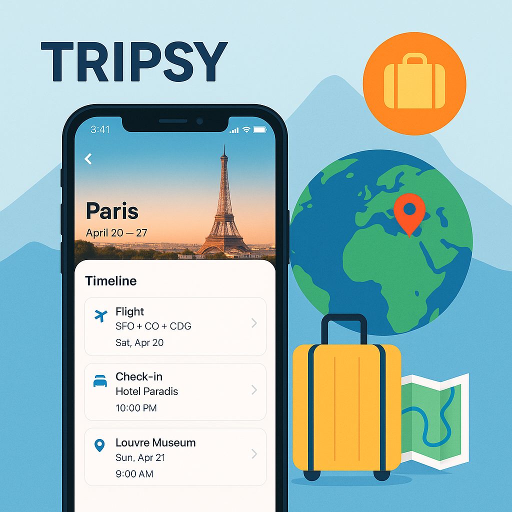 Tripsy transforme chaque voyage en belle escapade