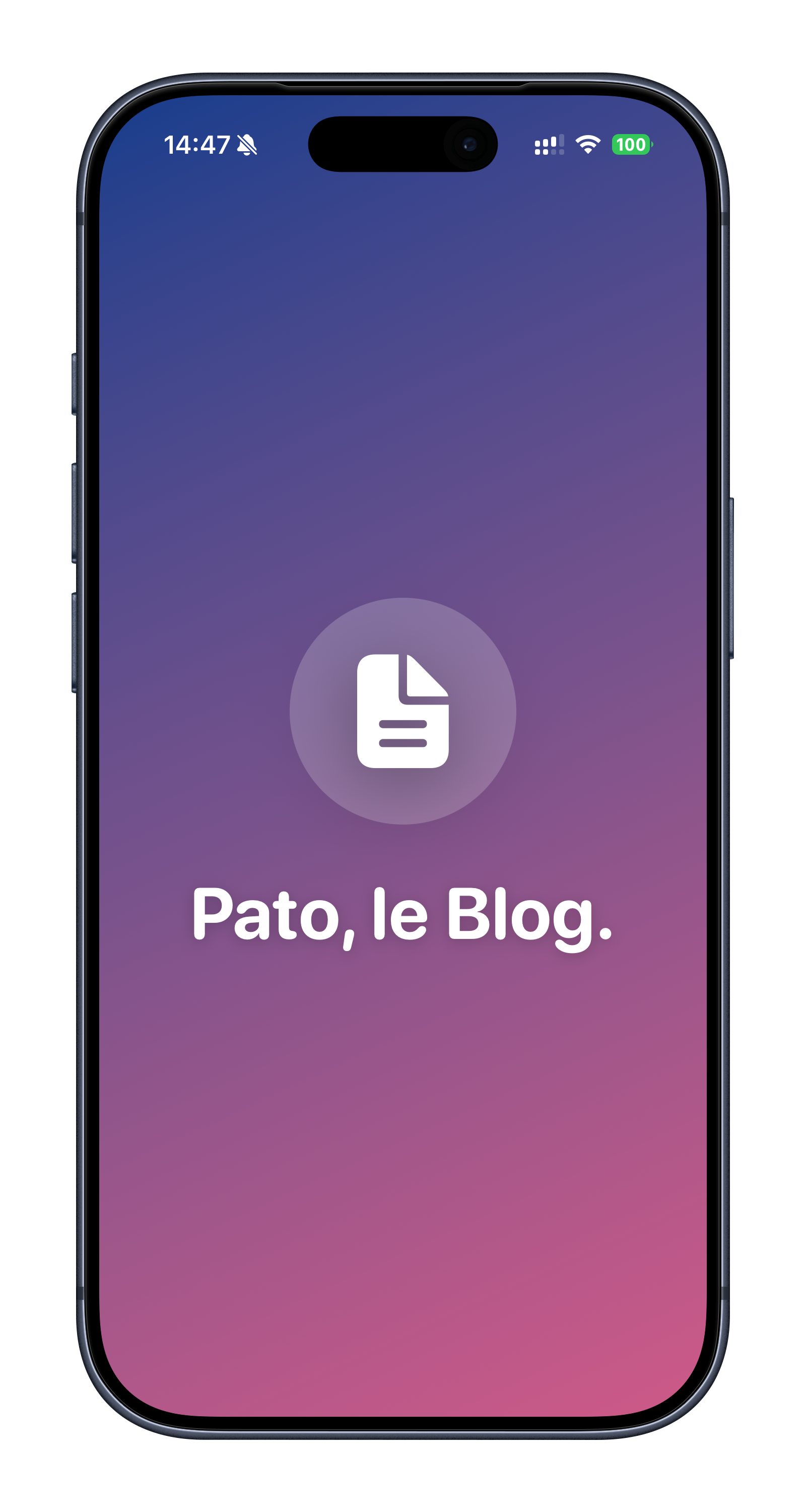 Bientôt, découvrez l’application « Pato le blog »