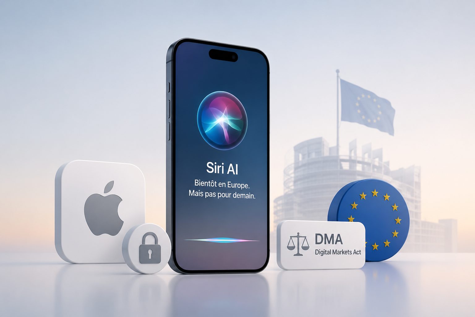 Siri AI en Europe : une éclaircie… mais le ciel reste bien couvert